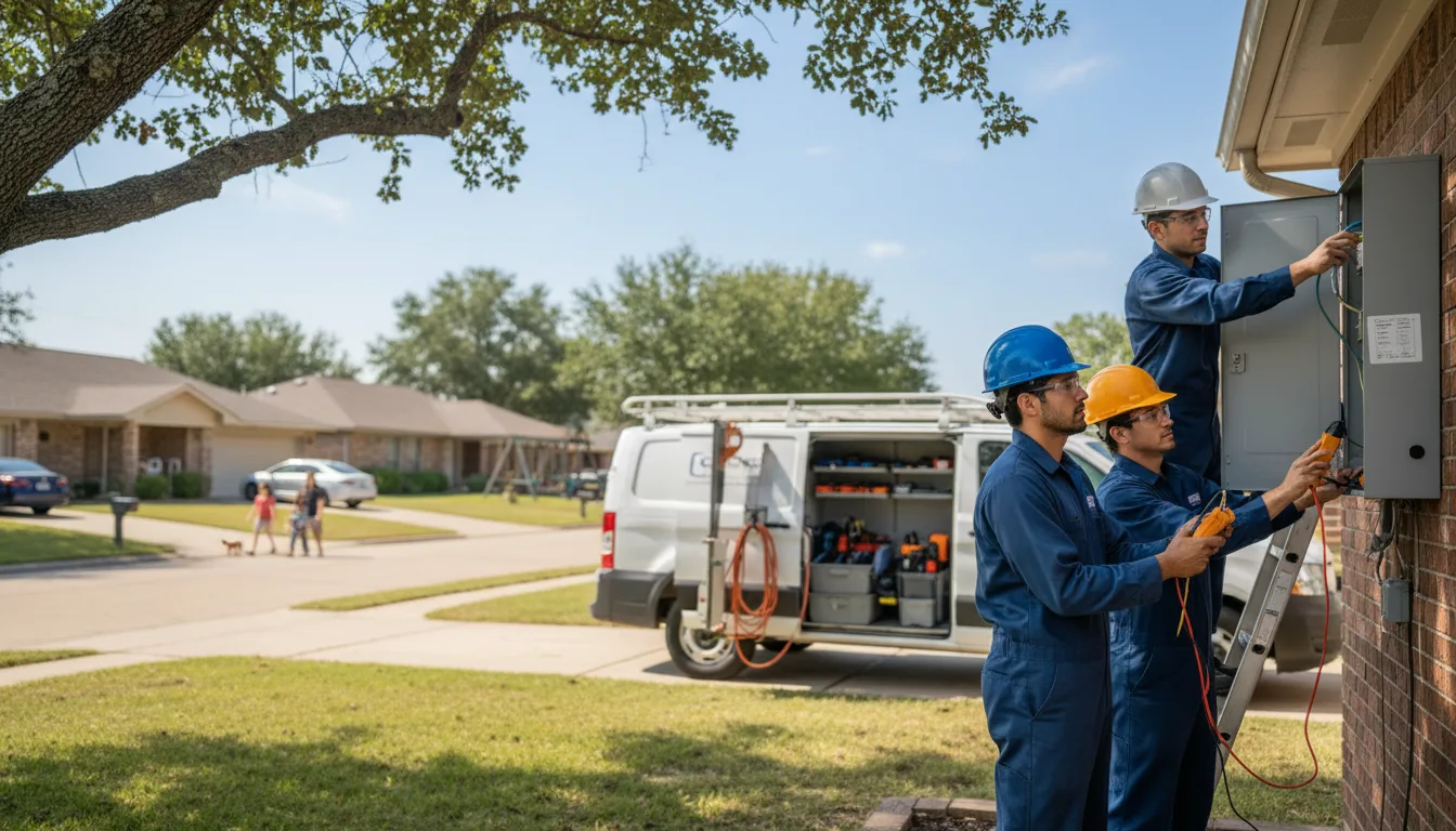 Certified electrician providing emergency electrical services in Wilberforce, OH
